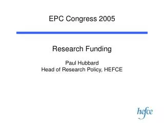 EPC Congress 2005