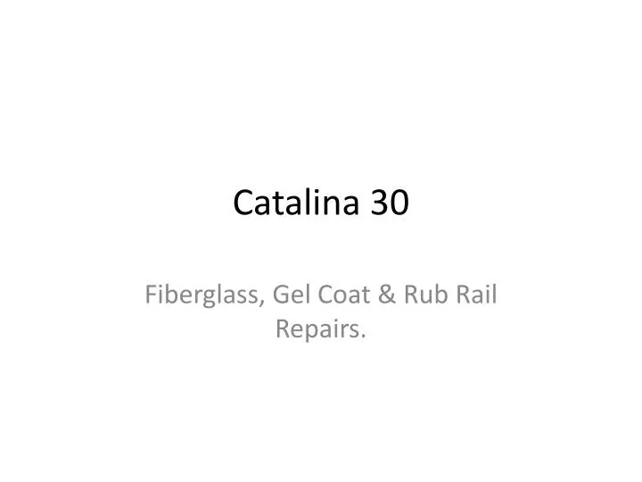 catalina 30
