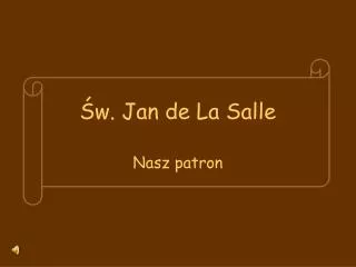 w jan de la salle