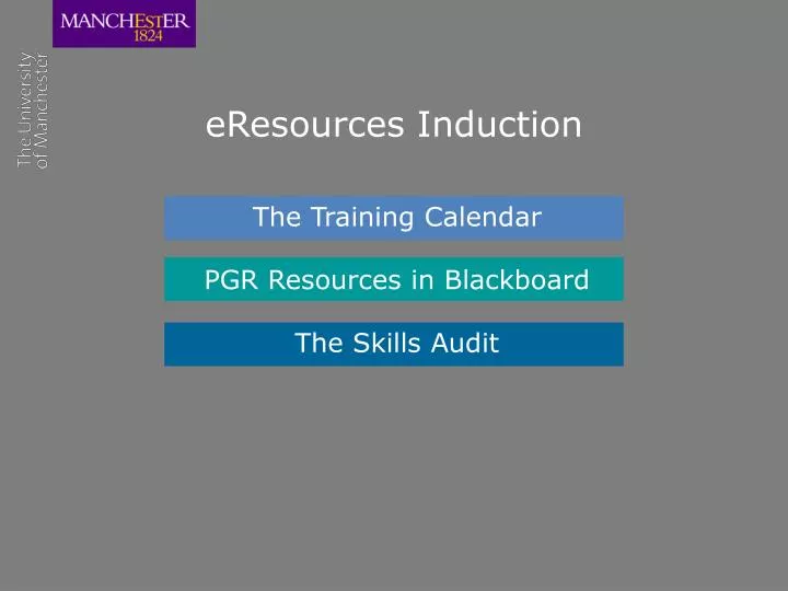 eresources induction