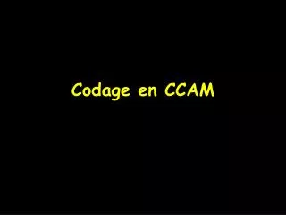 codage en ccam