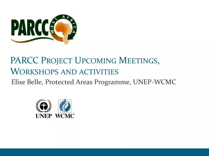 parcc project upcoming meetings workshops and activities