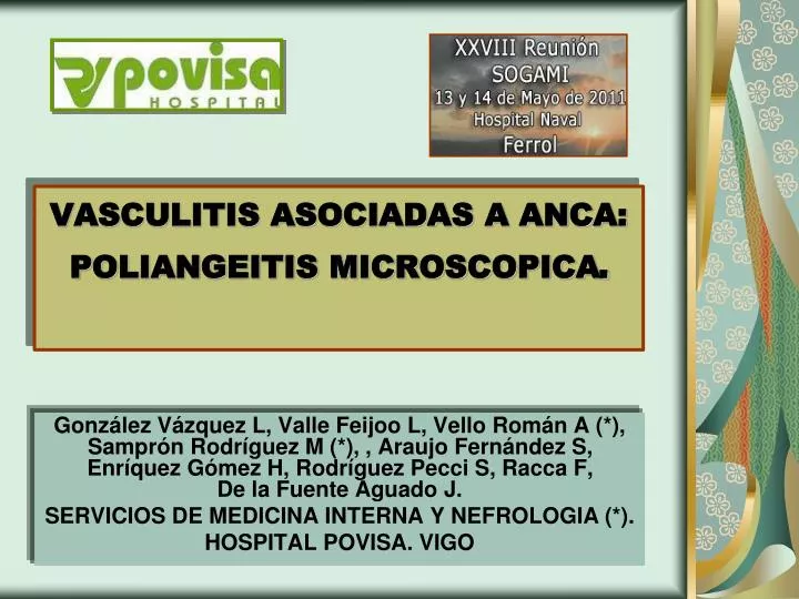 vasculitis asociadas a anca poliangeitis microscopica