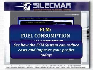 FCM: FUEL CONSUMPTION MANAGEMENT