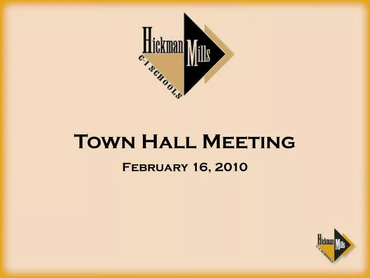 town hall meeting