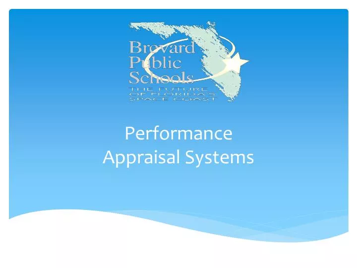 performance appraisal systems