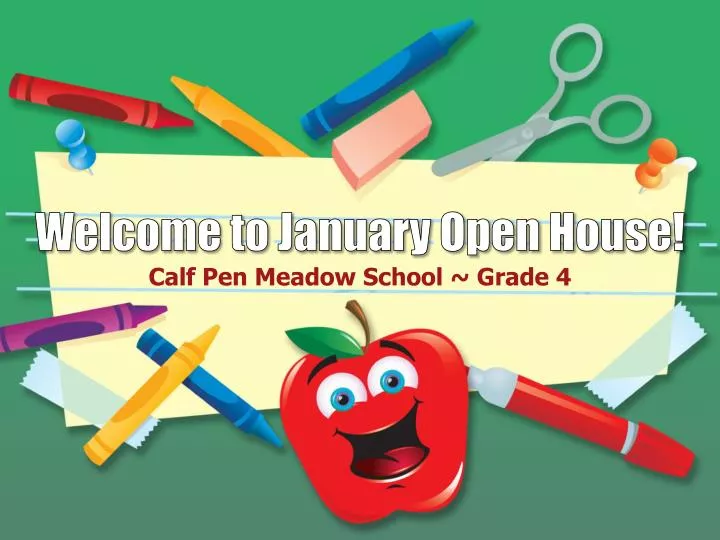 welcome to january open house