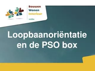 loopbaanori ntatie en de pso box