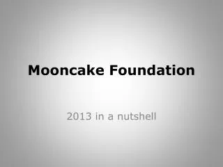 Mooncake Foundation