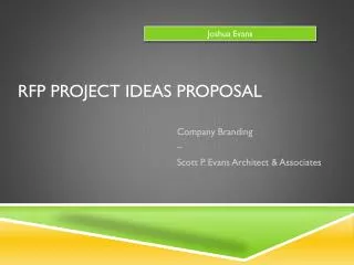 RFP Project Ideas Proposal