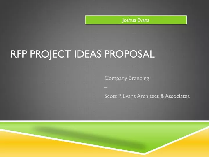 rfp project ideas proposal