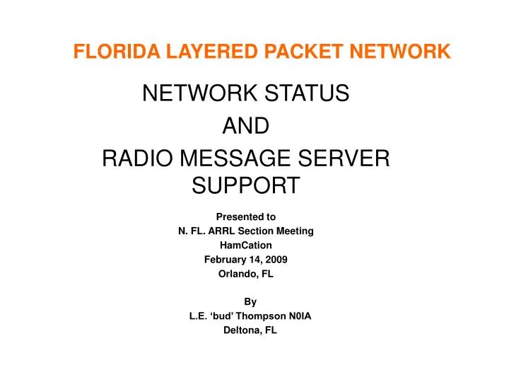 florida layered packet network