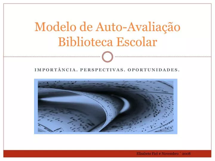 modelo de auto avalia o biblioteca escolar