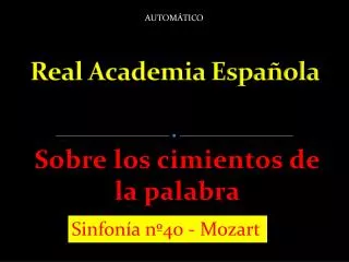 real academia espa ola