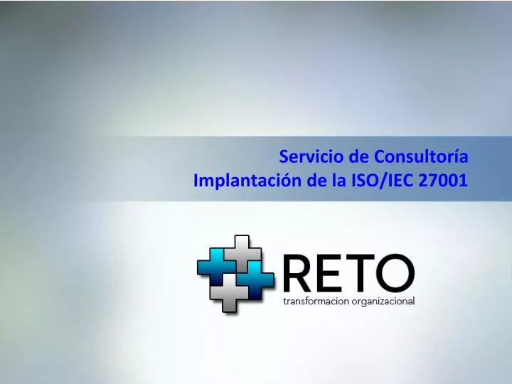 servicio de consultor a implantaci n de la iso iec 27001