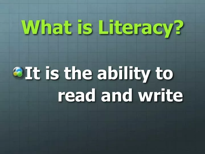 what is literacy