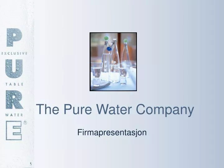 the pure water company
