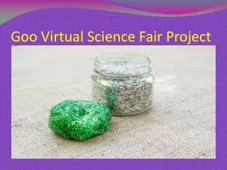 Goo Virtual Science Fair Project