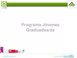 programa j venes graduados as