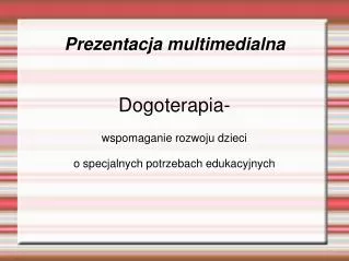 prezentacja multimedialna
