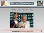 Physician Assistants - slide 1