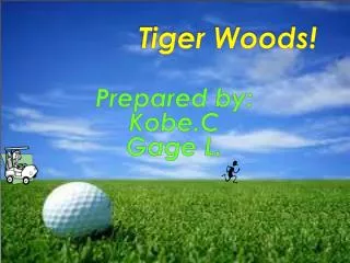 Tiger Woods!