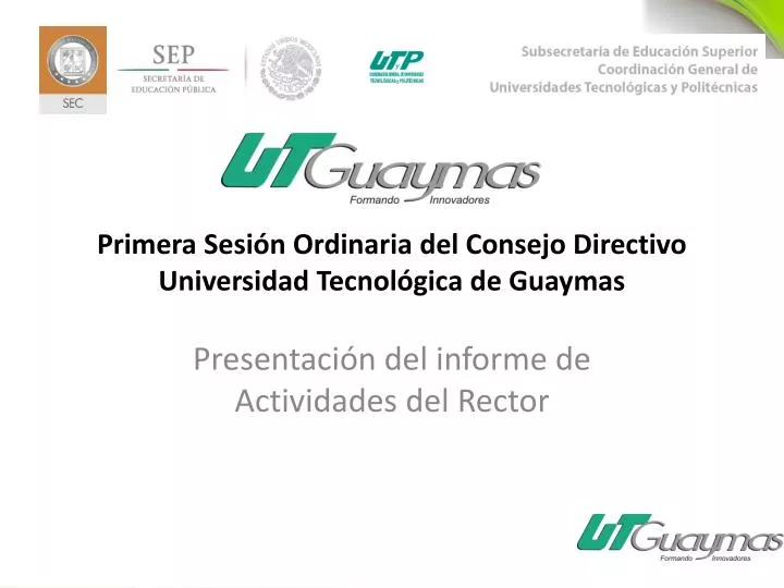 primera sesi n ordinaria del consejo directivo universidad tecnol gica de guaymas