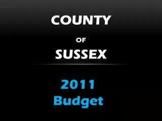 County of Sussex