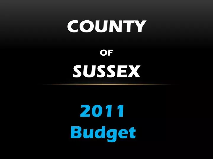 county of sussex
