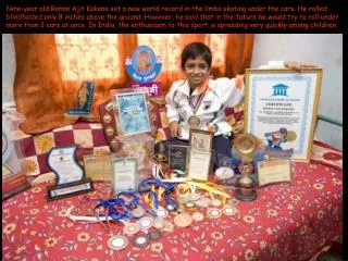 9 Year old Indian boy&amp;#39;s World Record-PCN