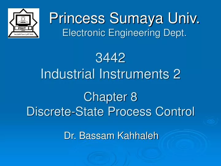 3442 industrial instruments 2 chapter 8 discrete state process control