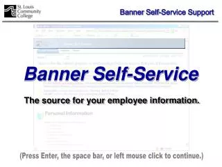 Banner Self-Service