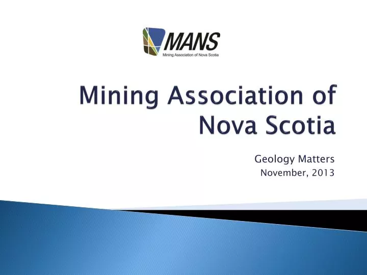 mining association of nova scotia