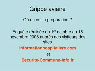 grippe aviaire