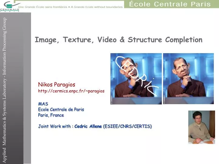 image texture video structure completion