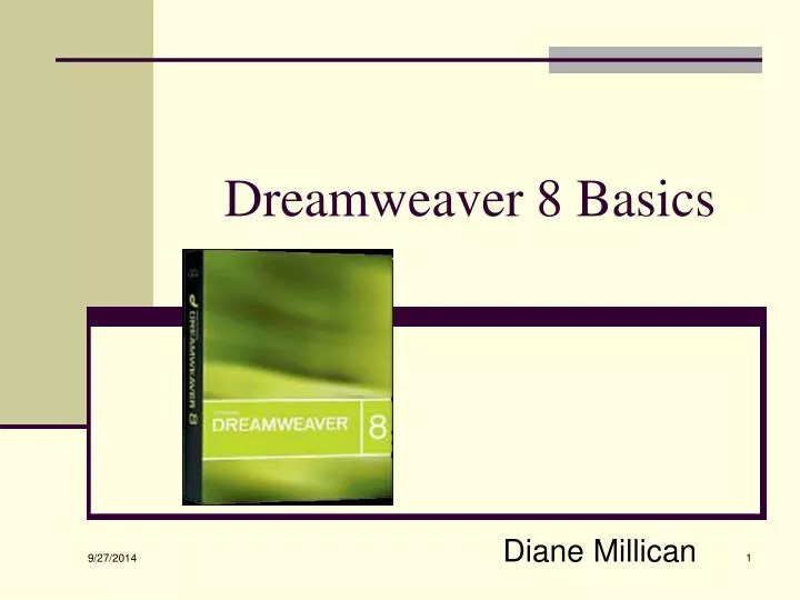 dreamweaver 8 basics