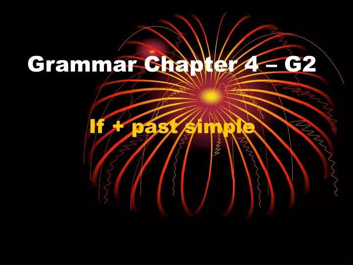grammar chapter 4 g2