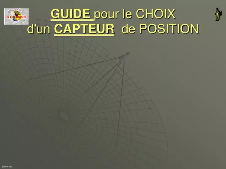 guide pour le choix d un capteur de position