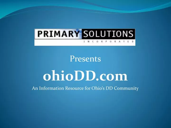 presents ohiodd com an information resource for ohio s dd community