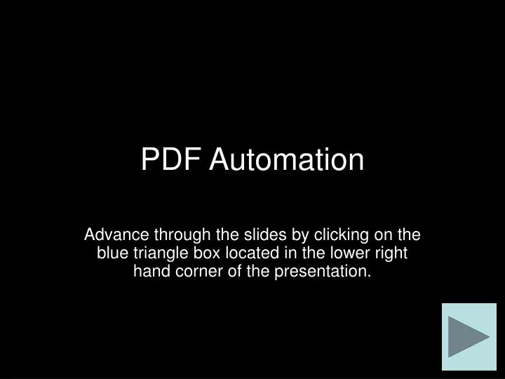 pdf automation