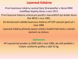 laserov tisk rna