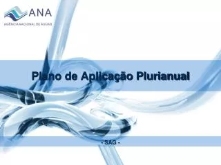 plano de aplica o plurianual