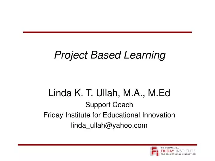 project based learning