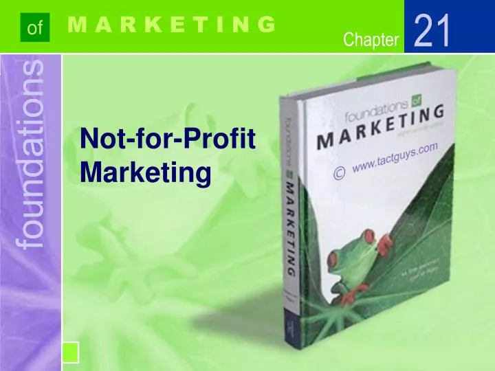 not for profit marketing