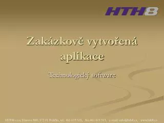 zak zkov vytvo en aplikace