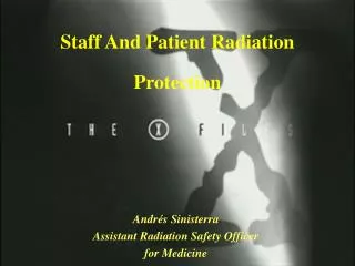 Staff And Patient Radiation Protection