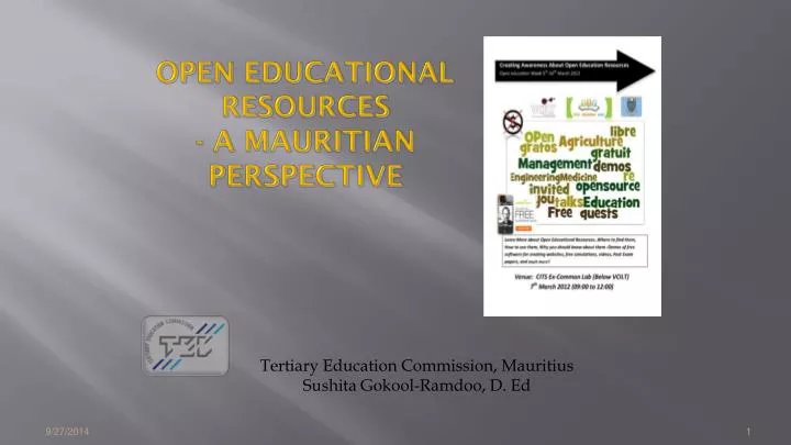 open educational resources a mauritian perspective