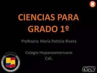 ciencias para grado 1