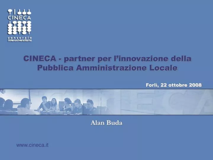 cineca partner per l innovazione della pubblica amministrazione locale