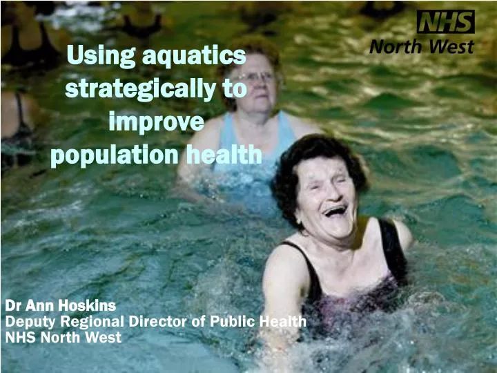 using aquatics strategically to improve population health